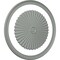 Ekena Millwork 70 1/2-in. OD x 61 3/8-in. ID Ceiling Ring with 47 5/8-in. OD Ceiling Medallion Shakuras Accent Kit CRM70BE48SH - alternate 5